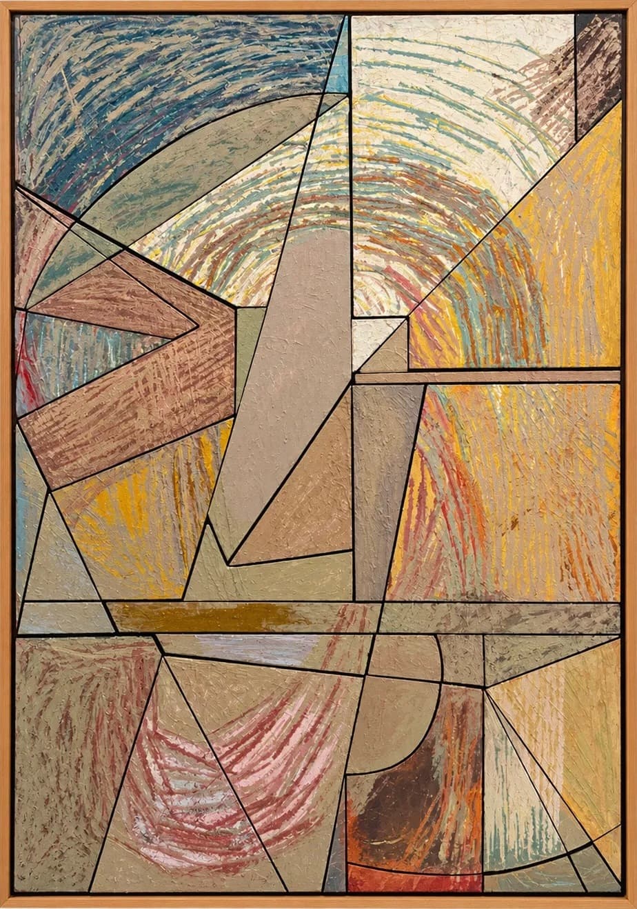Untitled 5-25 — Acrylic on light board, 100 × 70 cm