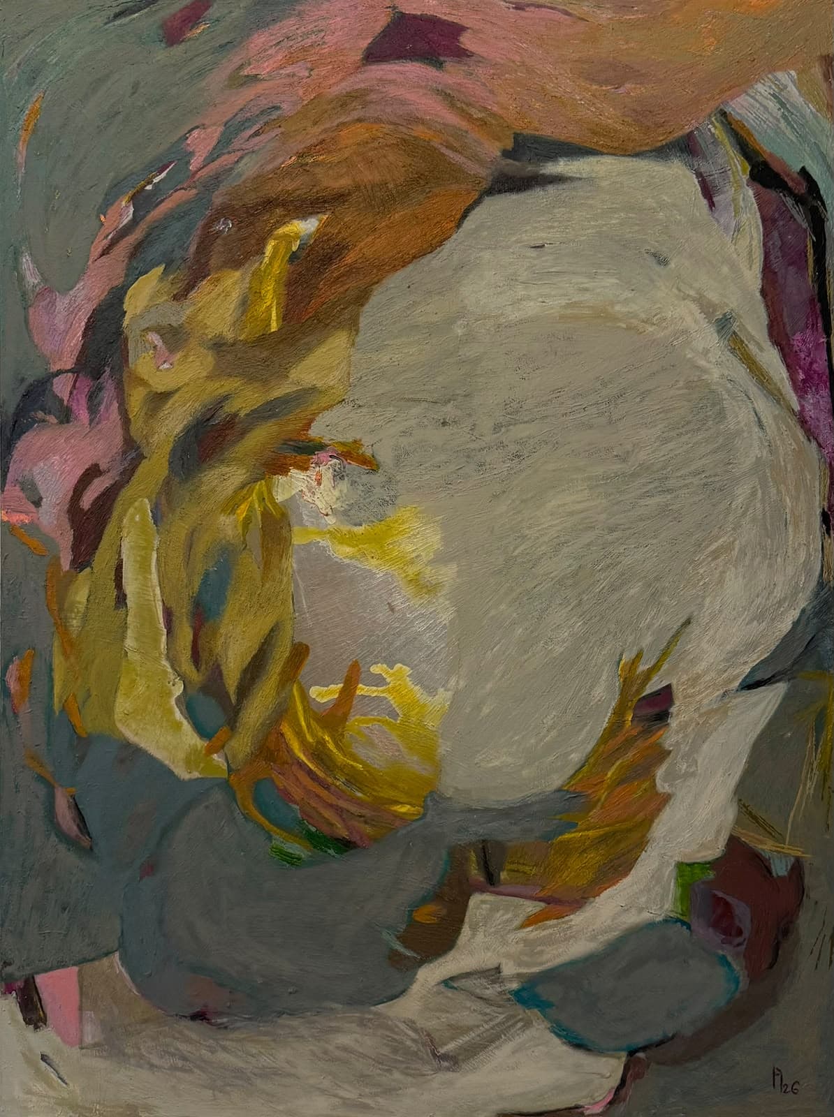Untitled 6-26 — Acrylic on canvas, 120 × 90 cm