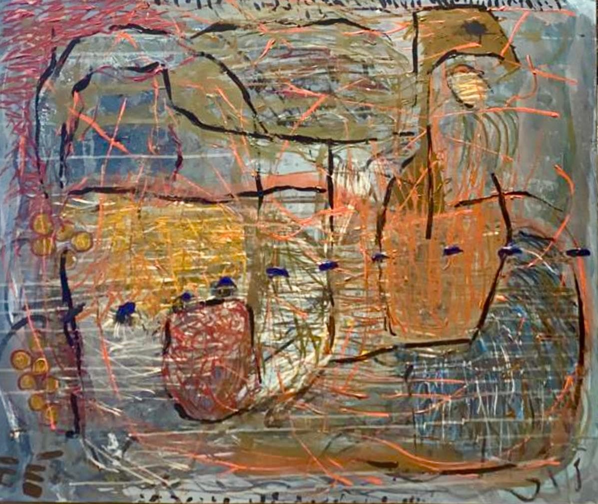 Untitled 1-11 — Acrylic on canvas, 100 × 120 cm