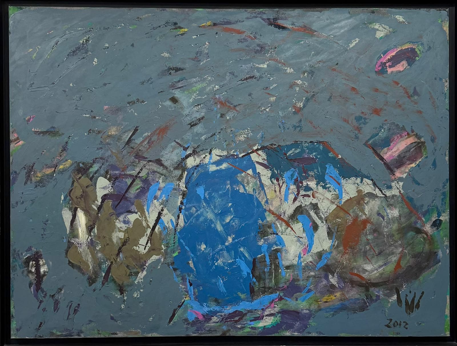 Untitled 3-12 — Acrylic on canvas, 100 × 120 cm