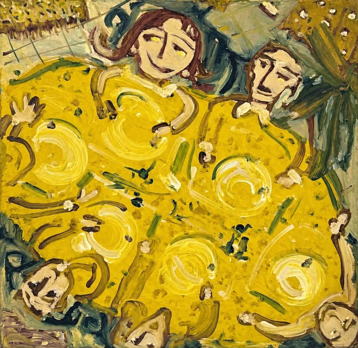 Untitled 2-99 — Acrylic on wood