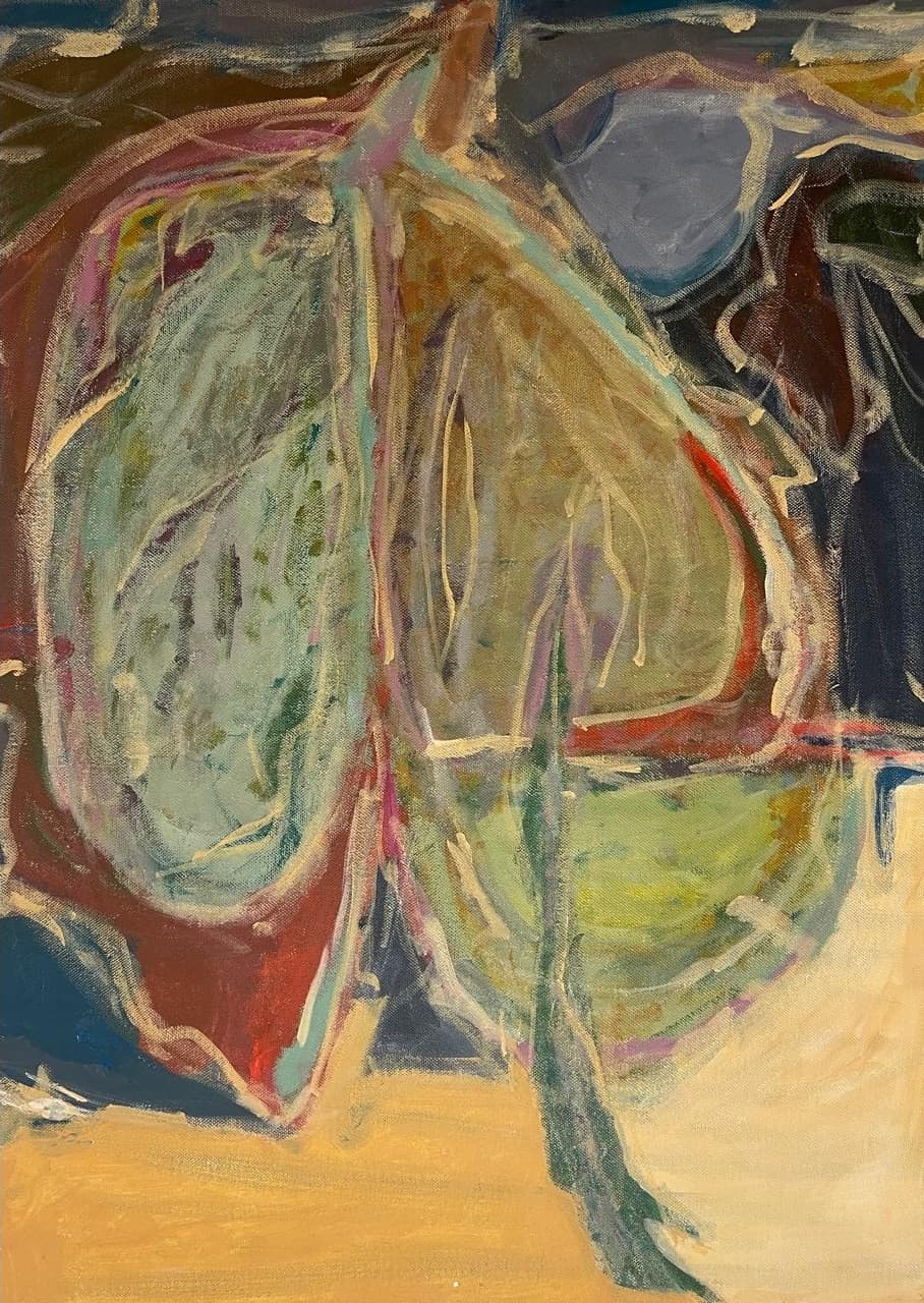 Untitled 4-15 — Acrylic on canvas, 70 × 50 cm