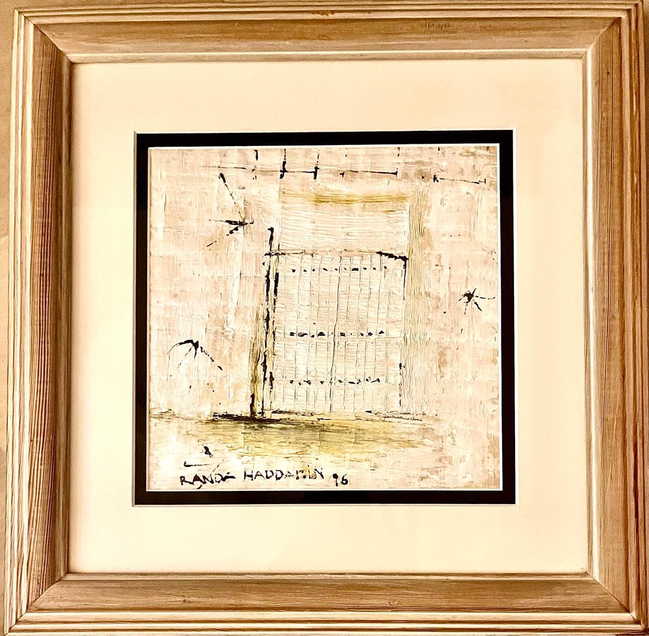 Untitled 2-96 — Acrylic on canvas, 42 × 42 cm