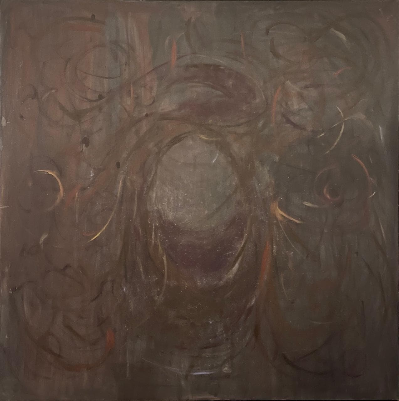 Untitled 2-08 — Acrylic on canvas, 120 × 120 cm
