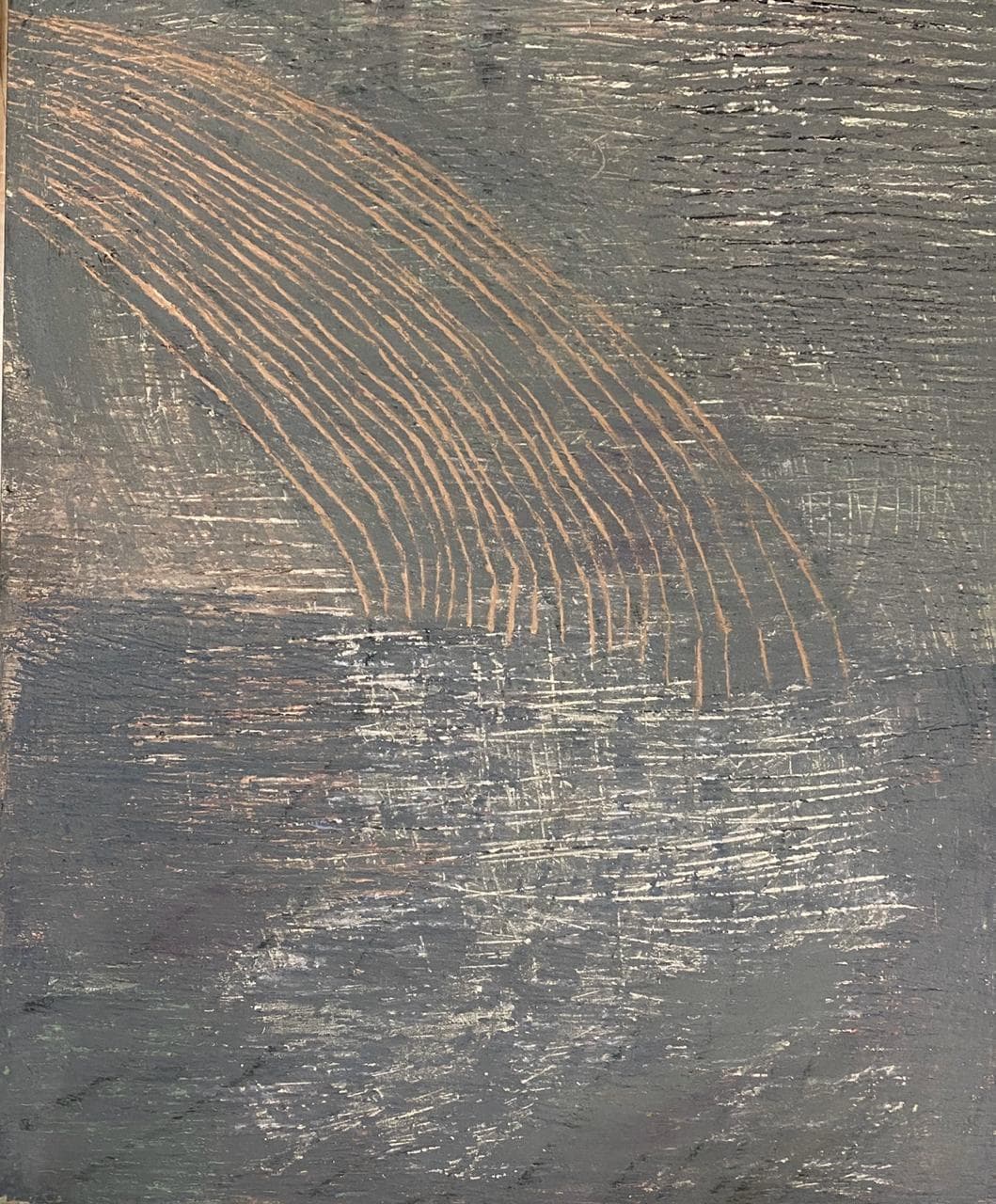 Untitled 1-19 — Acrylic on canvas, 100 × 80 cm
