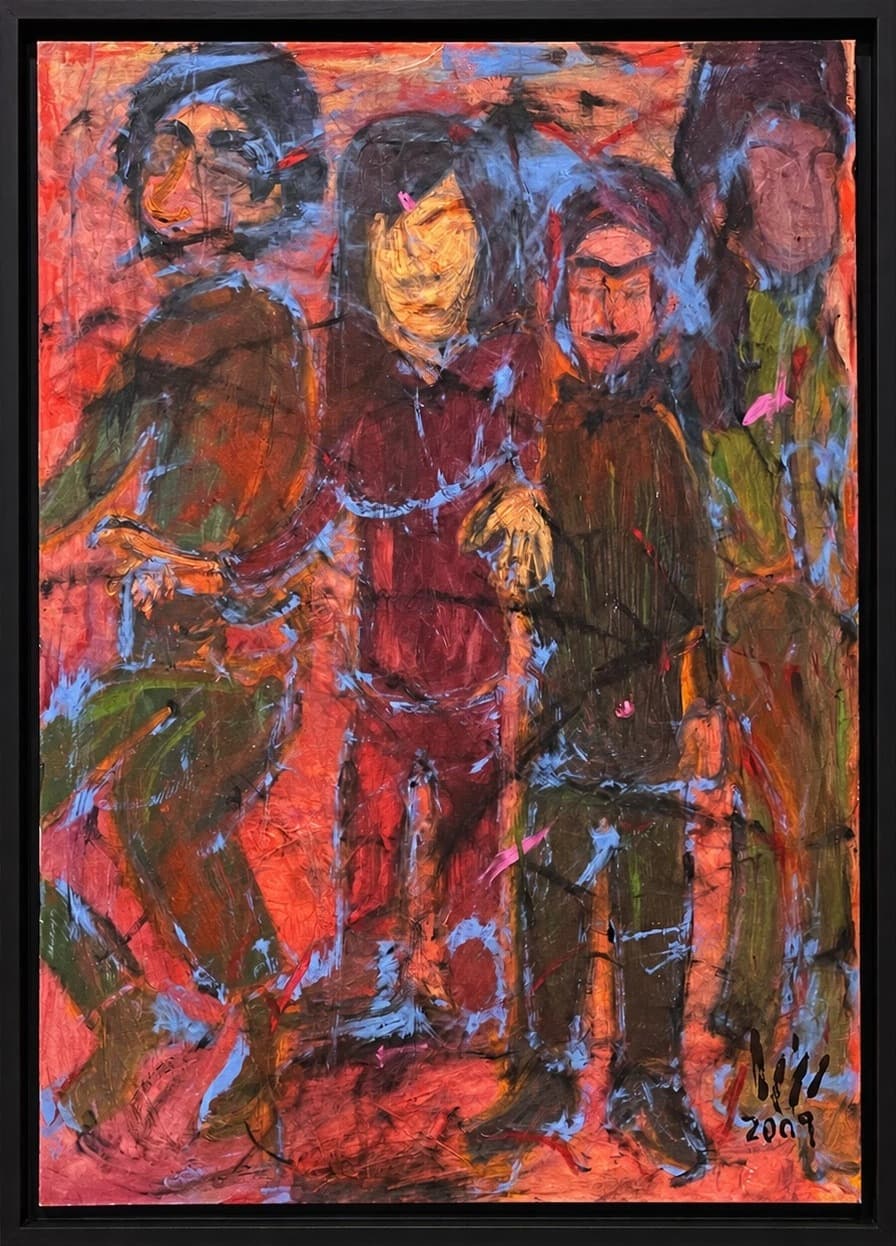 Untitled 1-09 — Acrylic on canvas